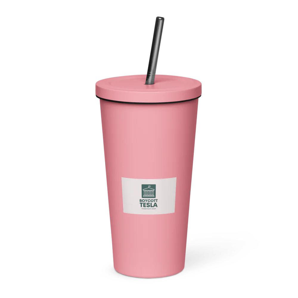 Thermal Cup with Straw HejK.com Marketplace LLC