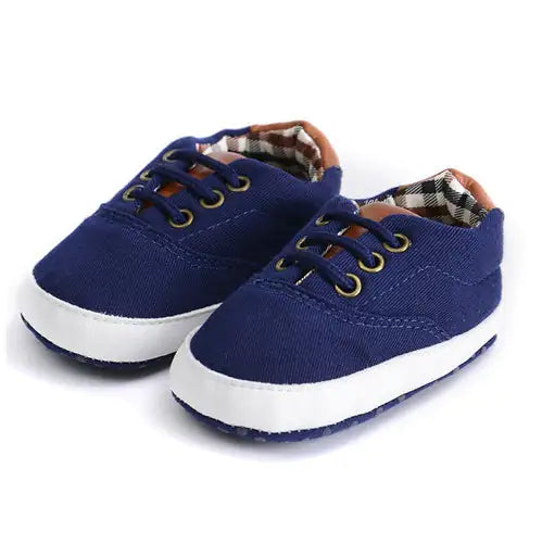 Solid color casual lace soft bottom baby canvas shoes baby shoes toddler shoes WEM Support (www.WEM.support)