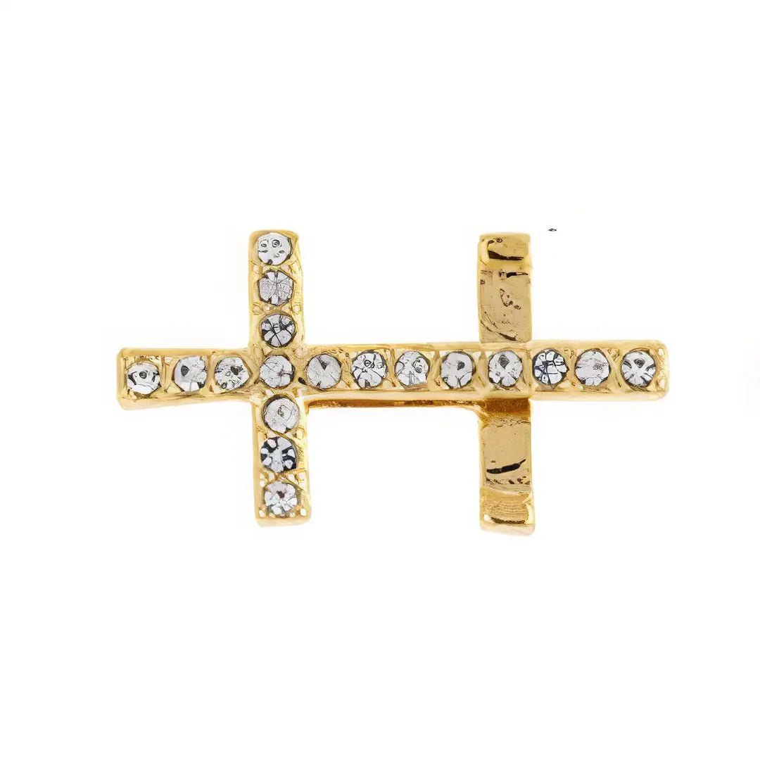 Pavé Cross Charm WEM Support (www.WEM.support)
