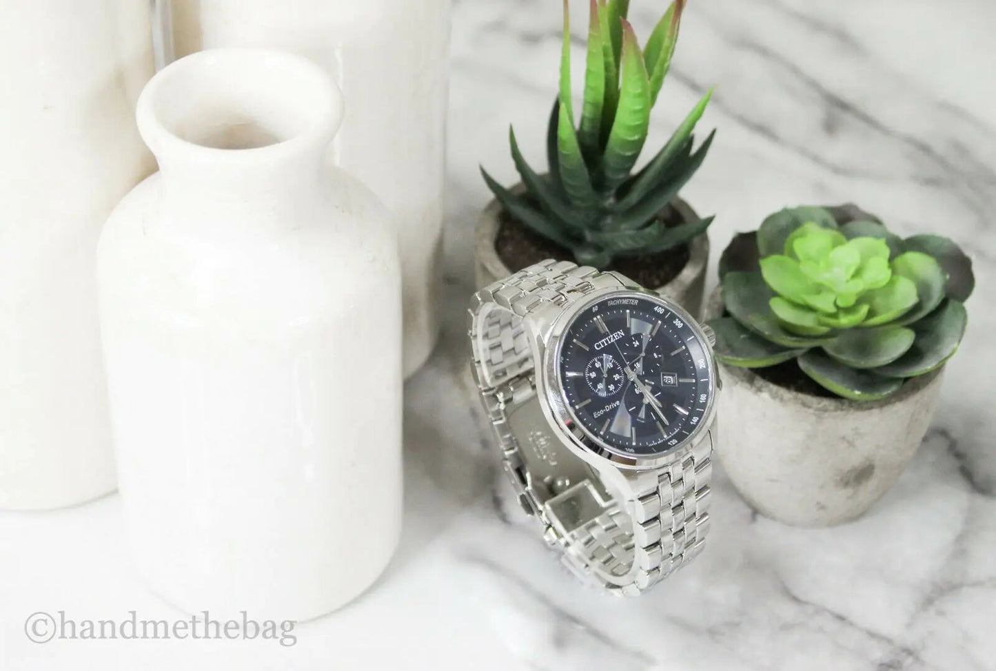 Citizen Sapphire Collection Eco-Drive Chronograph Blue Dial Watch WEM Support (www.WEM.support)