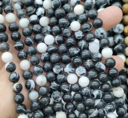 Natural Tiger Stone Powder with Amethyst and Lapis - Catch Cards