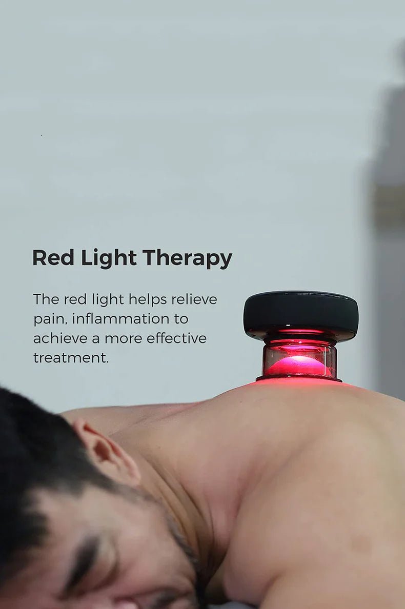 Red Light Physiotherapy Electric Cupping Massager - Catch Cards