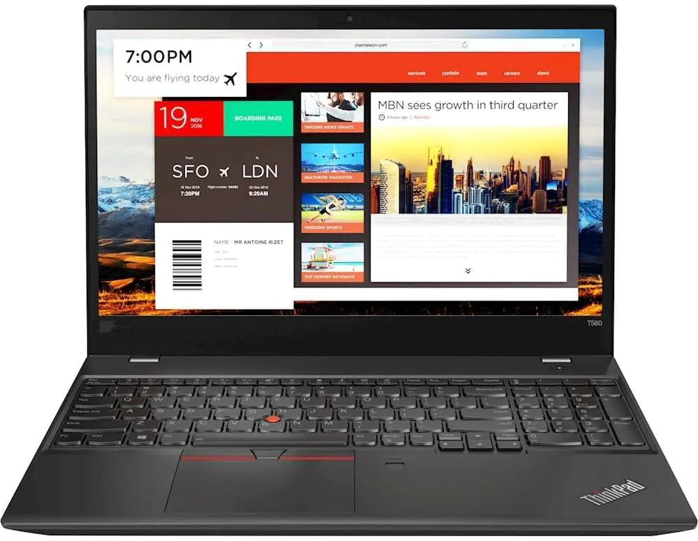Lenovo ThinkPad T580 15.6 FHD Laptop Computer Intel Core i5-8350U 16GB RAM 512GB SSD Backlit Keyboard Fingerprint CAM Windows 10 Pro (Renewed)