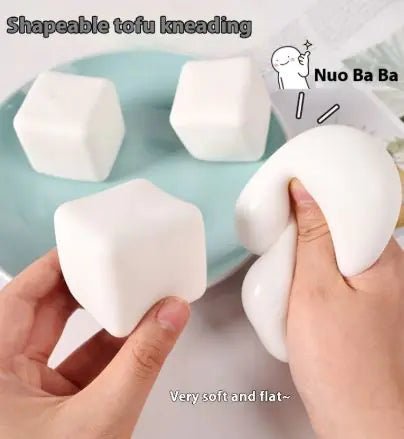 Squishy Tofu Stress Balls - Catch Cards
