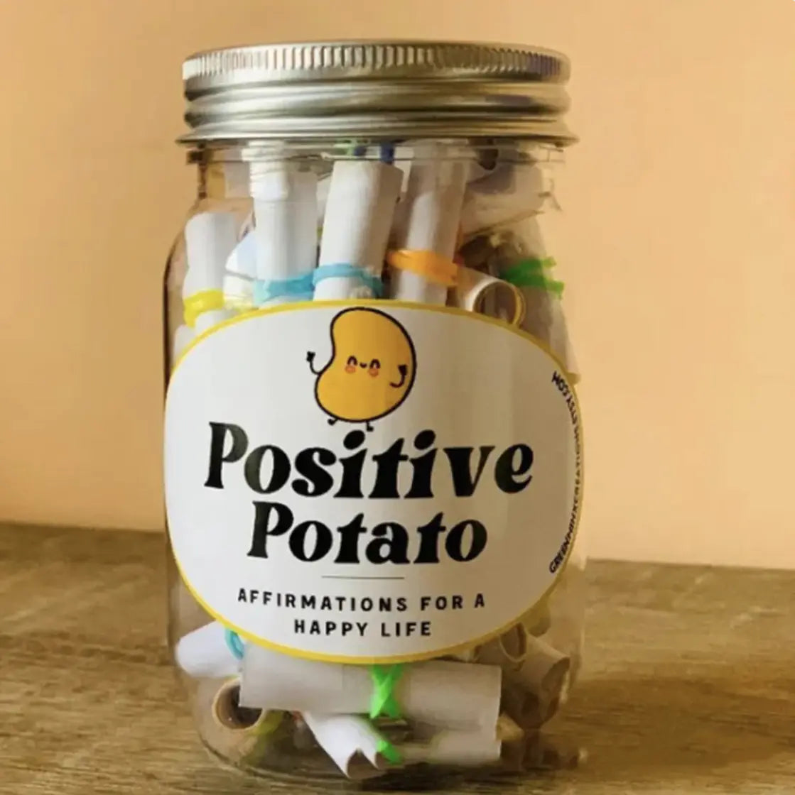 Glass Daily Surprise Encouragement Jar WEM Support (www.WEM.support)