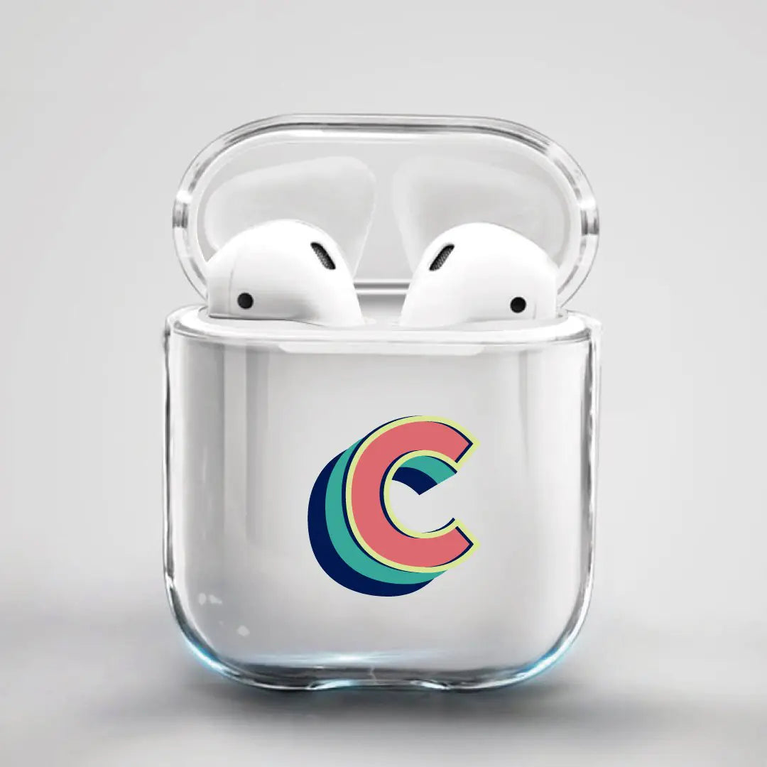 Airpod Case F1 Letter C WEM Support (www.WEM.support)
