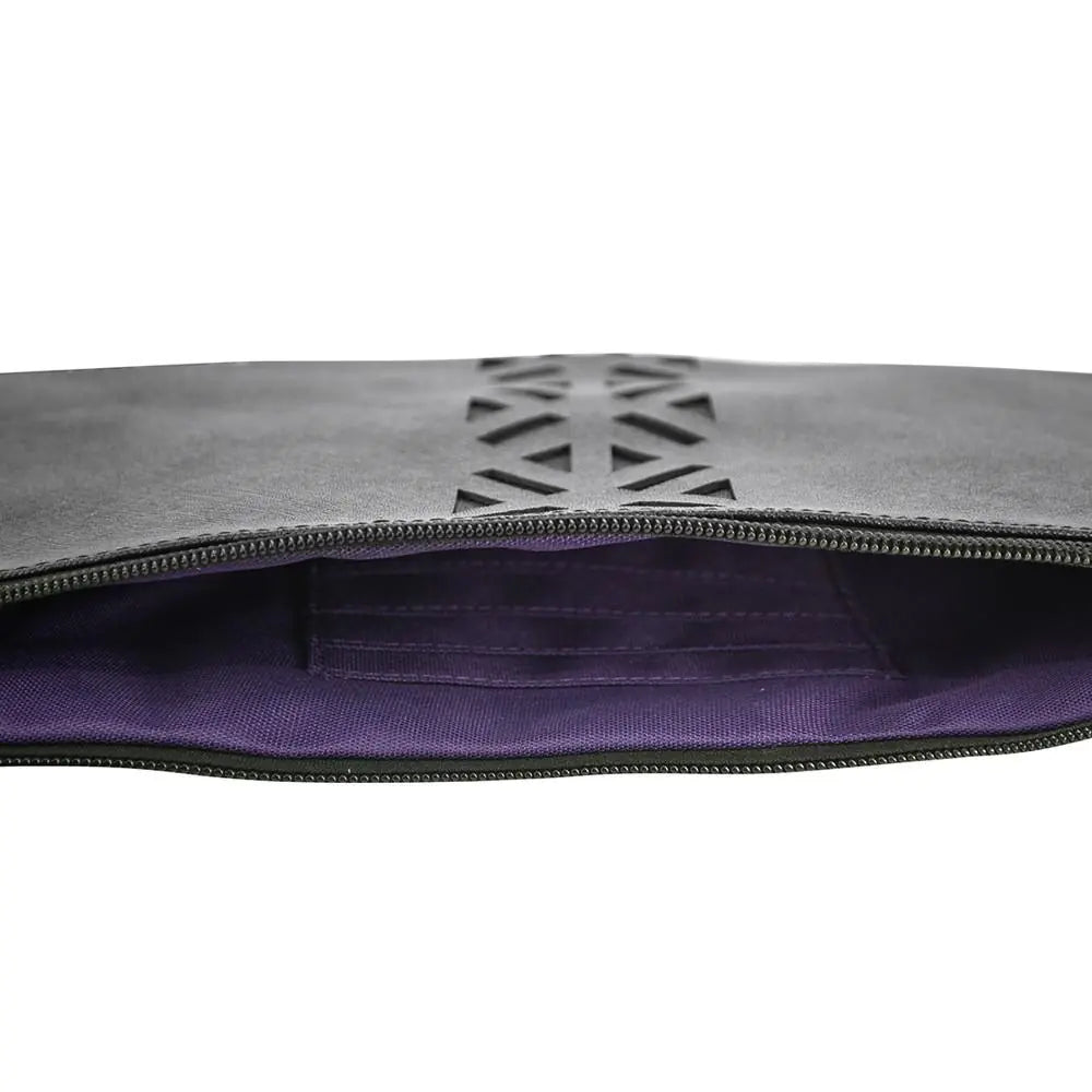 Leather PractiPouch Large- Midnight Black WEM Support (www.WEM.support)