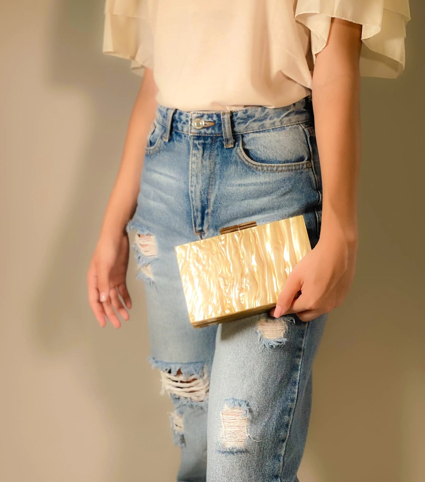 Luxe Clutch -Black WEM Support (www.WEM.support)