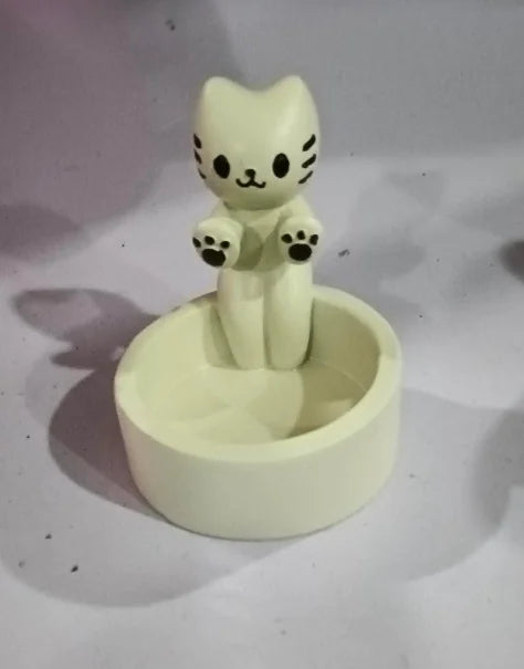 Cute Cat Candle Holder WEM Support (www.WEM.support)