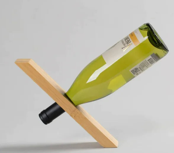 Wooden Wine Bottle Holder WEM Support (www.WEM.support)
