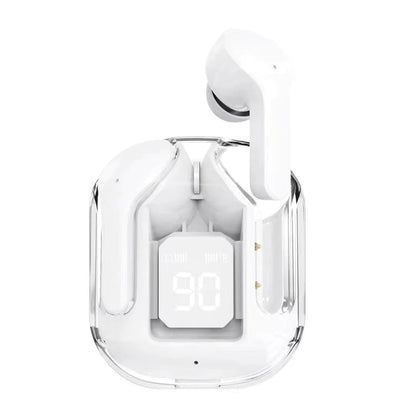 Transparent Space Capsule Bluetooth Earbuds WEM Support (www.WEM.support)