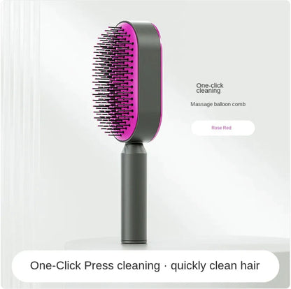 Women’s 3D Hair Growth Self-Cleaning Hair Brush WEM Support (www.WEM.support)