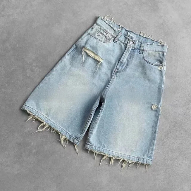 Vintage Distressed Denim Shorts HejK.com Marketplace LLC