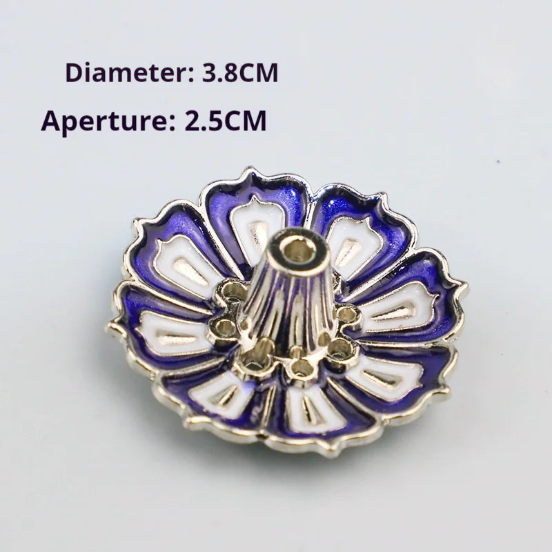 Alloy Lotus Incense Burner HejK.com