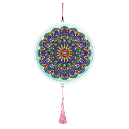 Butterfly Diamond Painting Pendant with Tassel Design