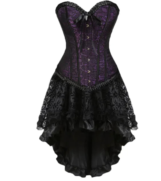 Body-Shaping Two-Piece Court Dress with Adjustable Fit WEM Support (www.WEM.support)