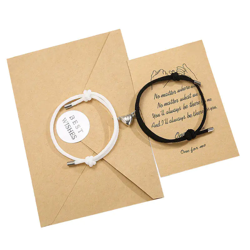 Simple Nylon Love Magnetic Bracelet WEM Support (www.WEM.support)