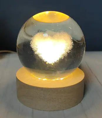 USB Crystal Ball Night Light