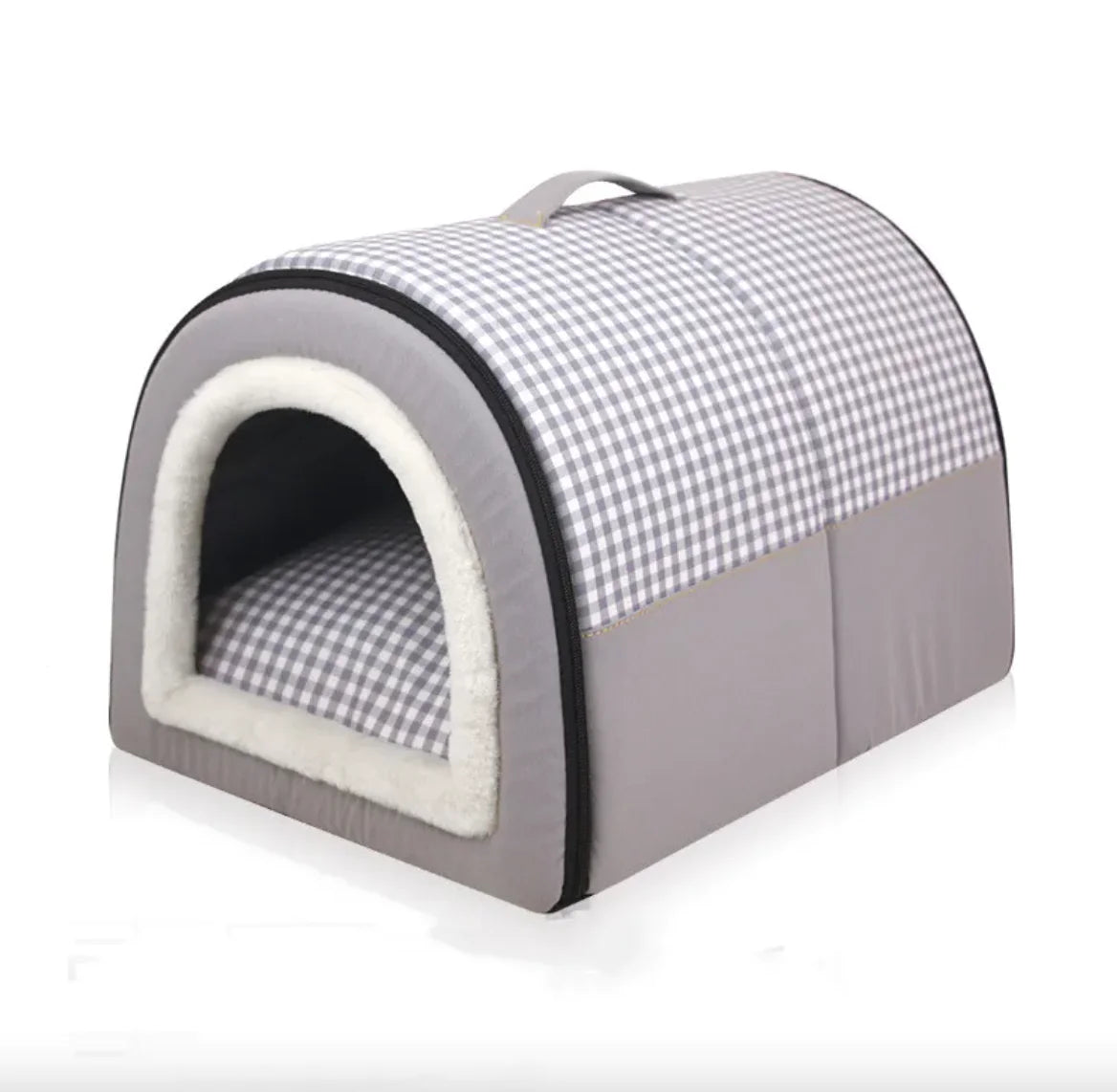 Winter Thickened Semi-Enclosed Pet Bed WEM Support (www.WEM.support)
