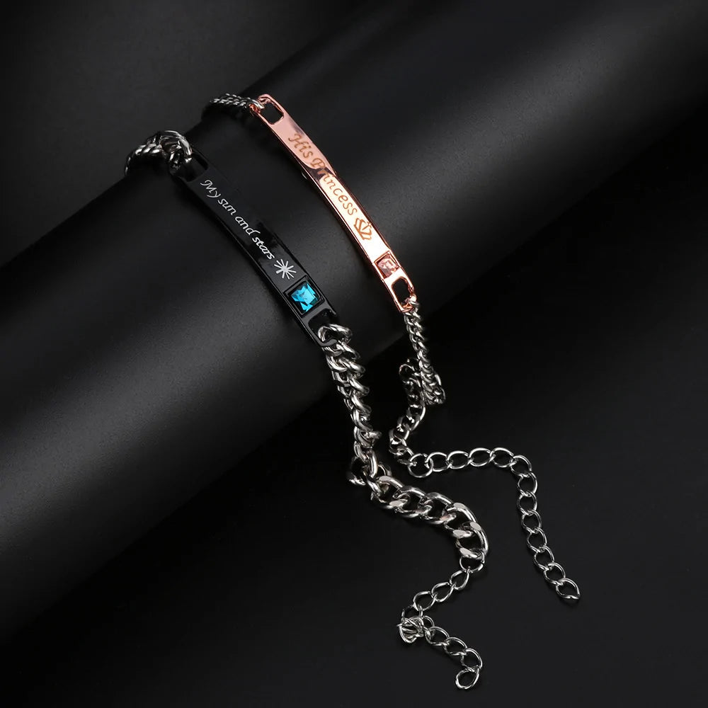 Trendy Lovely Couple Bracelets WEM Support (www.WEM.support)