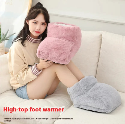 Electric Rabbit Fur Foot Warmer WEM Support (www.WEM.support)