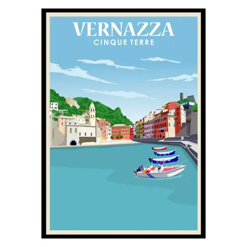 Vernazza Cinque Terre Poster WEM Support (www.WEM.support)