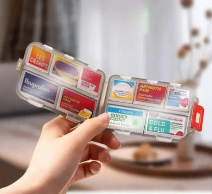 10 Grids Pill Organize Storage - Catch Cards