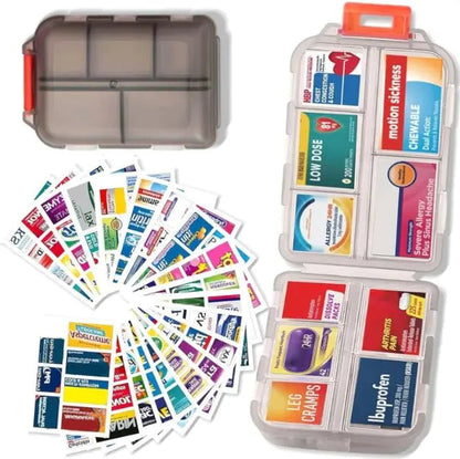 10 Grids Pill Organize Storage - Catch Cards