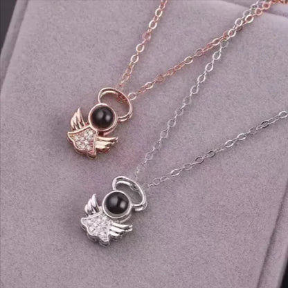 100 Languages Angel Projection Necklace