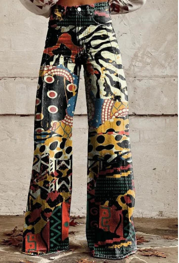 Aurelia Retro Flared Pants para Mujer HejK.com Marketplace LLC