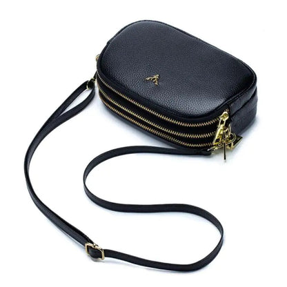 Leather cross-body mini bag WEM Support (www.WEM.support)