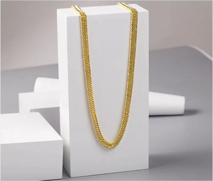 18K Gold - Plated Men's Necklace - Catch Cards