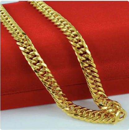 18K Gold - Plated Men's Necklace - Catch Cards