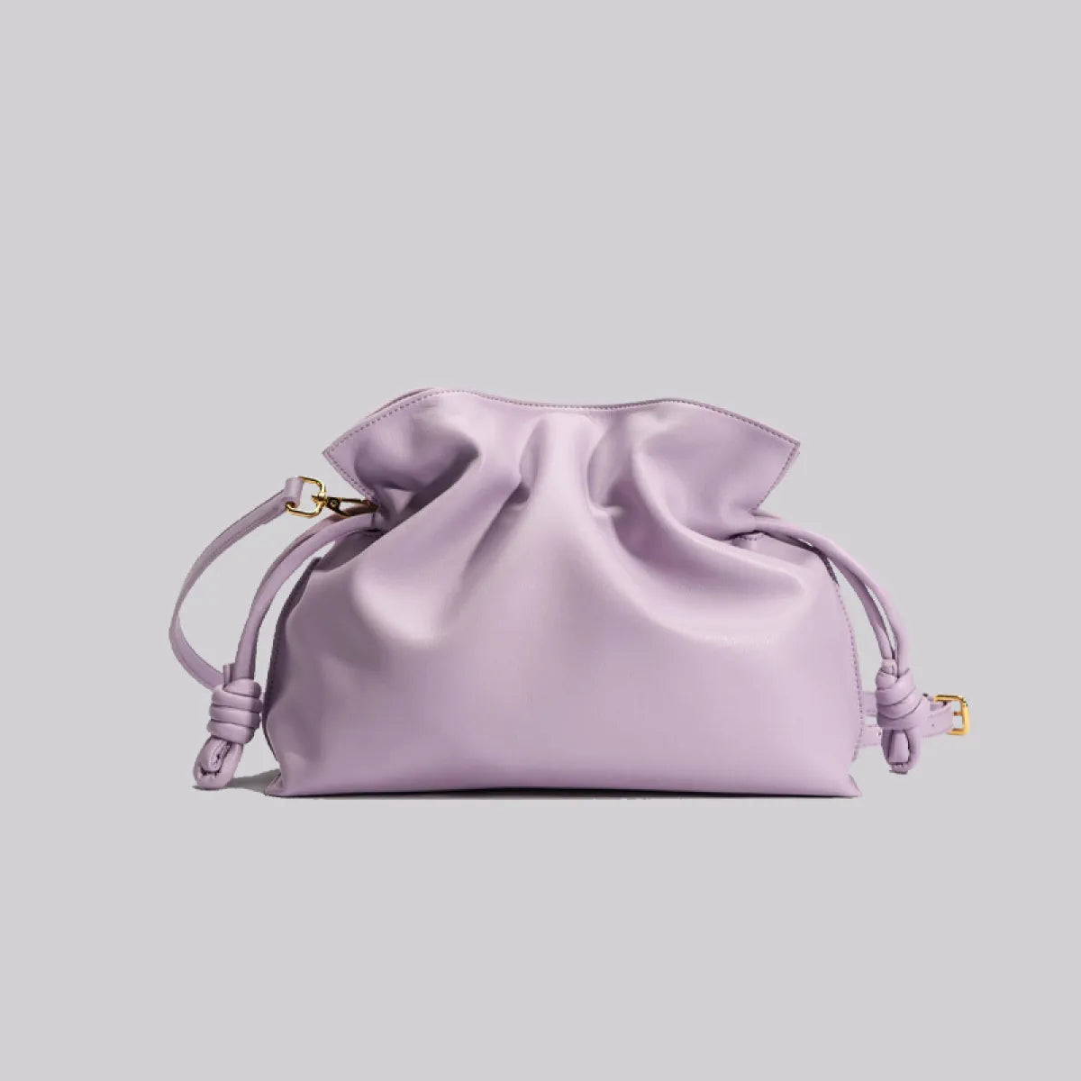 Women Fashion Pleated Cowhide Bag WEM Support (www.WEM.support)