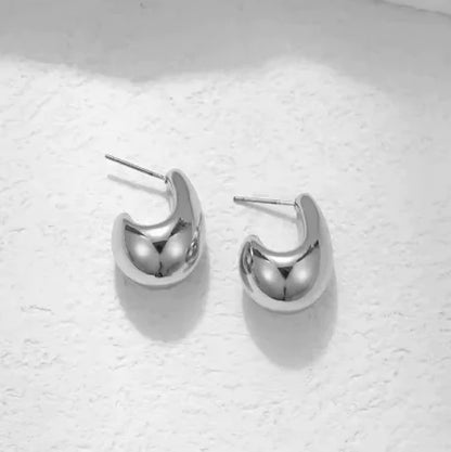 Comma-Shaped Teardrop Earrings