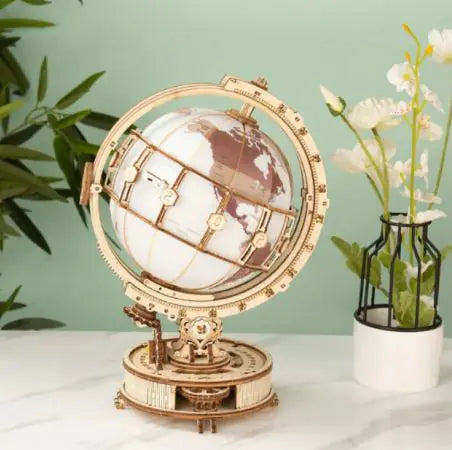 Wooden Globe WEM Support (www.WEM.support)