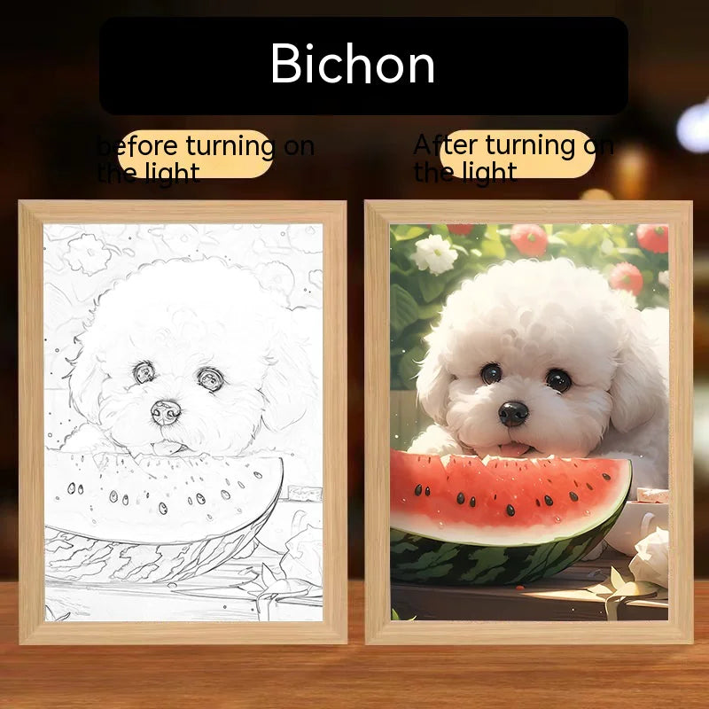 Glowing Pet Decorative Paintings WEM Support (www.WEM.support)