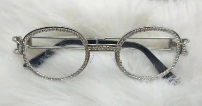 Diamond-Studded Steampunk Sunglasses WEM Support (www.WEM.support)