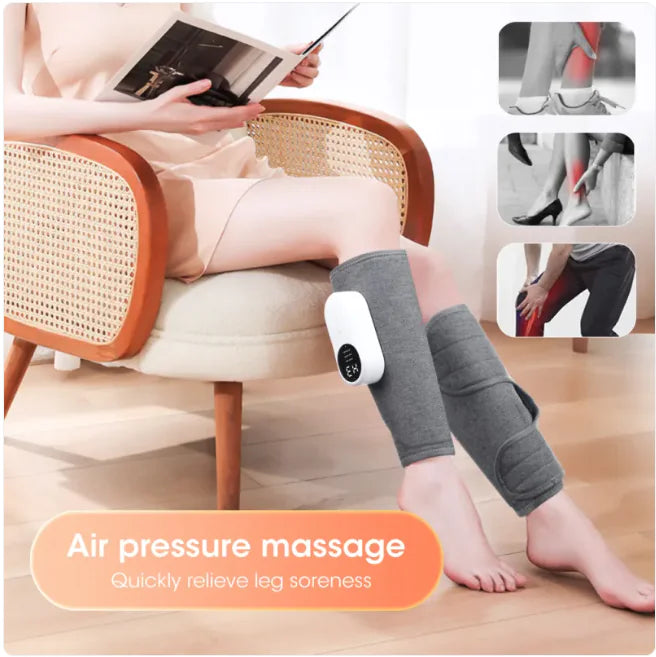 Advanced Calf Massager with Hot Compress & Air Compression WEM Support (www.WEM.support)
