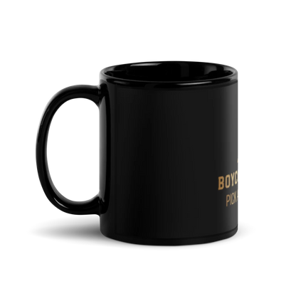 Sleek Black Ceramic Mug HejK.com Marketplace LLC