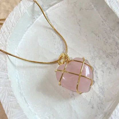 Cartoon Princess Heart Pendant Necklace WEM Support (www.WEM.support)