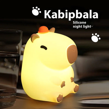 Silicone Capybara Night Lamp WEM Support (www.WEM.support)