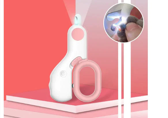 Cortador de Unhas LED de Segurança para Pets