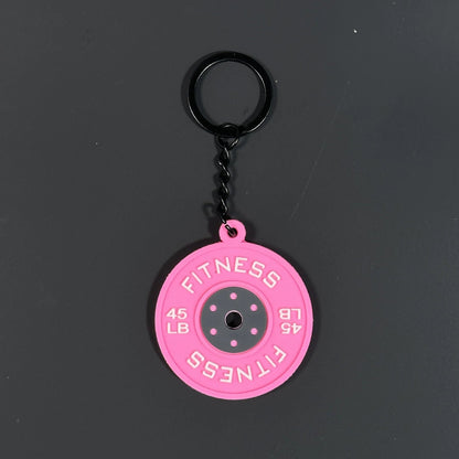 Mini Barbell Keychain HejK.com