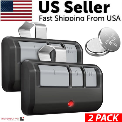 2 For Chamberlain LiftMaster Garage Door Opener Remote 893LM 953EV - P2 Learn - Catch Cards