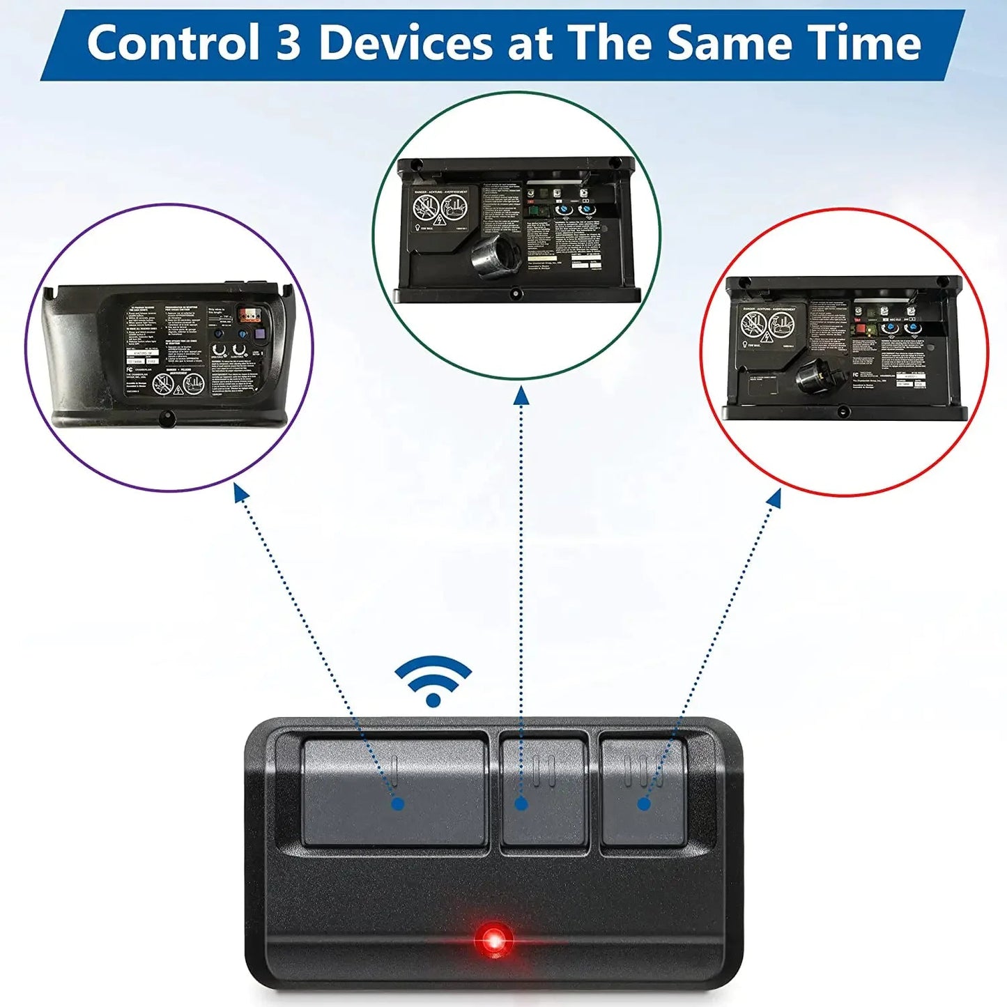 2 For Chamberlain LiftMaster Garage Door Opener Remote 893LM 953EV - P2 Learn - Catch Cards