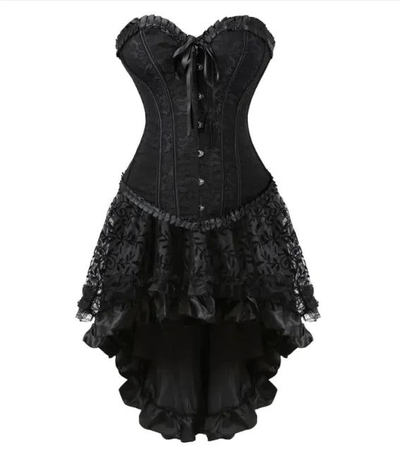 Body-Shaping Two-Piece Court Dress with Adjustable Fit WEM Support (www.WEM.support)