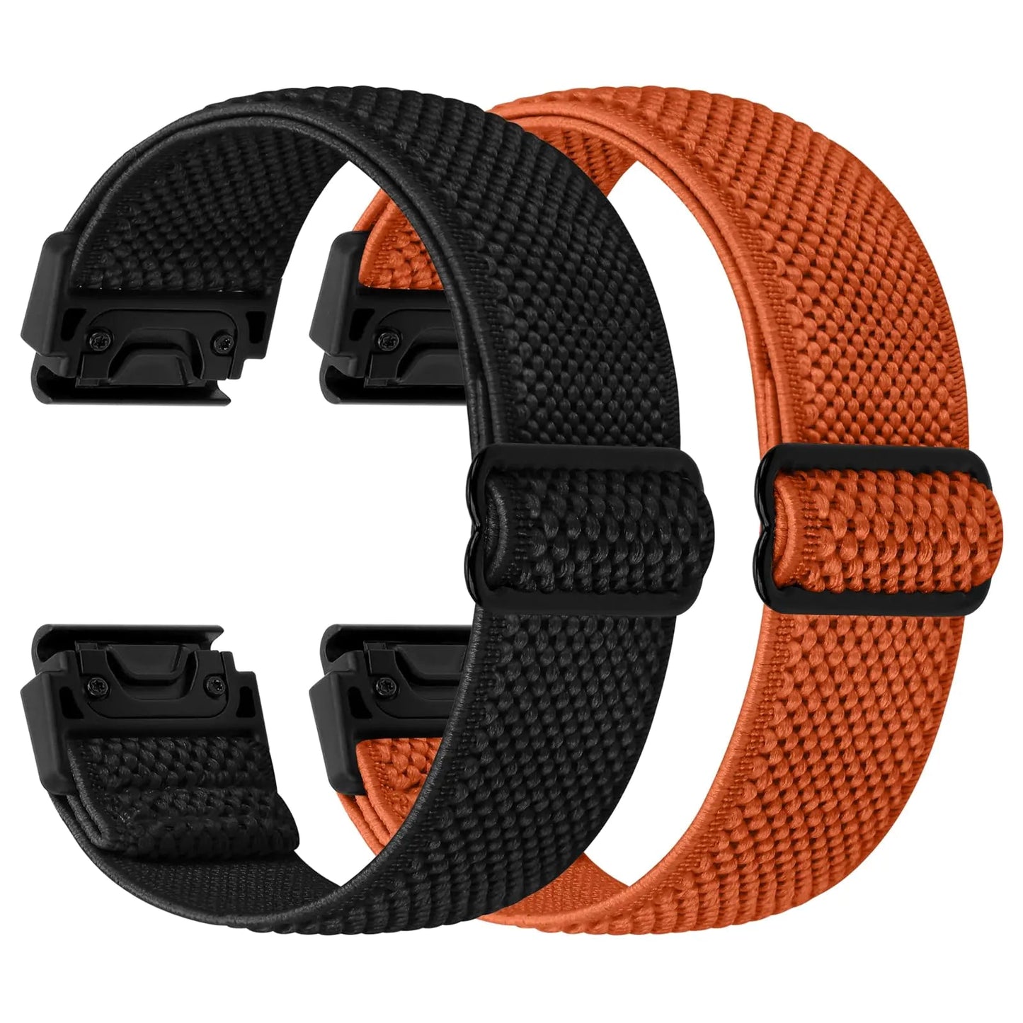 22mm Watch Bands for Garmin Fenix 8 47mm/Fenix E 47mm/Fenix 7/Fenix 7 Pro/Fenix 6/Fenix 6 Pro/Fenix 5/5 Plus/Instinct 2/Epix Gen 2/Approach S62/S60 Band, Quickfit Elastic Nylon Strap Wristband - Catch Cards