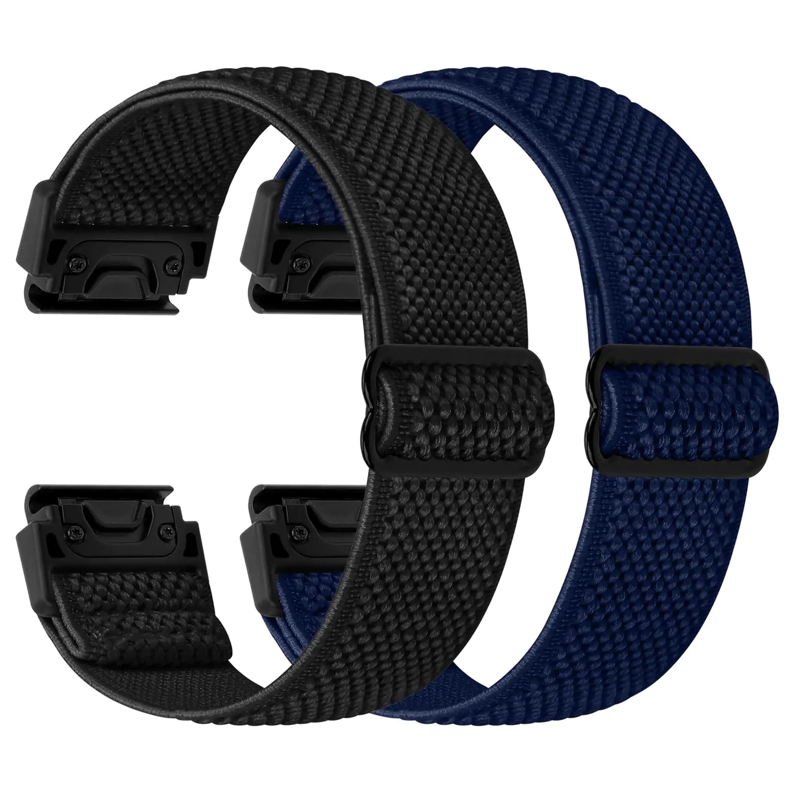 22mm Watch Bands for Garmin Fenix 8 47mm/Fenix E 47mm/Fenix 7/Fenix 7 Pro/Fenix 6/Fenix 6 Pro/Fenix 5/5 Plus/Instinct 2/Epix Gen 2/Approach S62/S60 Band, Quickfit Elastic Nylon Strap Wristband - Catch Cards