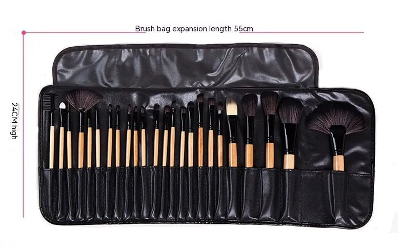 24 Pcs Professional Makeup Brush Set - Catch Cards